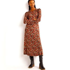 Boden Crew Neck Jersey Midi Dress size 12